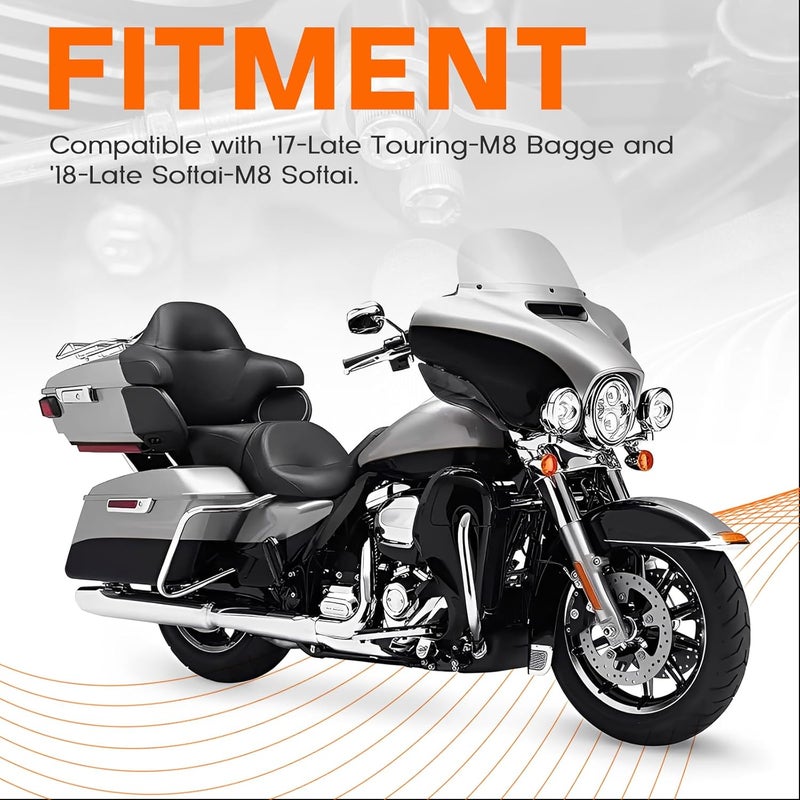Rogierra EZ Shift Neutral Gear Assist Kit for Harley M8 Baggers and Softails,Effortless Neutral Every Time, Fits '17-Late Touring & '18-Late Softail,Red - Image 4